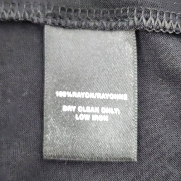 LAFAYETTE 148 NEW YORK Black Short Sleeve Soft Tee T-Shirt Top - Picture 4 of 4